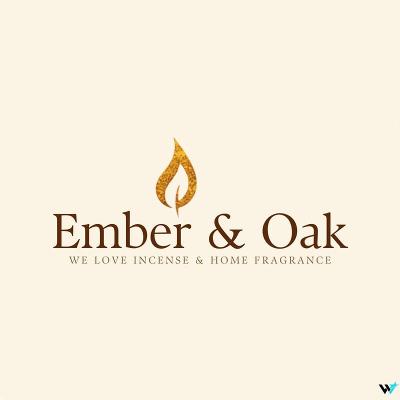 Elegant Flame and Oak Leaf Logo — Logos design by WAYYSTAR