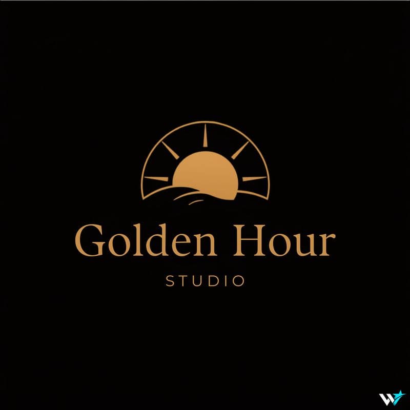 Luxurious Understatement Logo for Golden Hour Studio — Logos design by WAYYSTAR