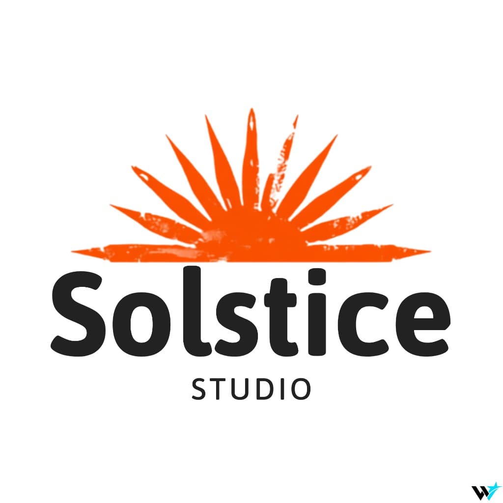 Solstice Studio — Sunburst Creative Mark — Logos design by WAYYSTAR
